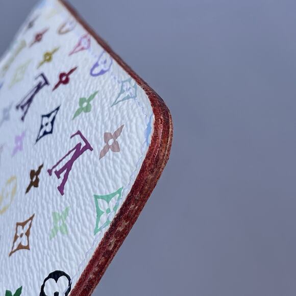 Louis Vuitton White Multicolor Key Cles Takashi Murakami Key Ring - Picture 4 of 11